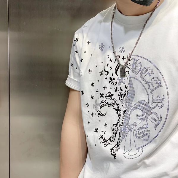 ch collage t-shirt crosin s diamond printing trend round neck men short sleeve casual summer 2021 6ba1, White;black
ch collage t-shirt crosin s diamond printing trend round neck men short sleeve casual summer 2021 6ba1, White;black