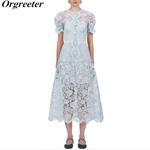 vintage blue hook flower hollow lace long dress women puff sleeve ruffles trim embroidery party 210525, Black;gray
vintage blue hook flower hollow lace long dress women puff sleeve ruffles trim embroidery party 210525, Black;gray