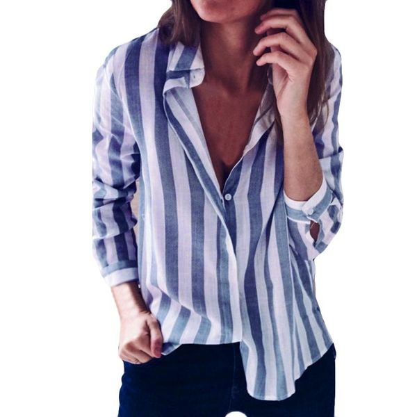 womens and blouses nice fashion turn-down collar satin striped casual shirt ladies loose long sleeve blouse summer women's & shirts, White
womens and blouses nice fashion turn-down collar satin striped casual shirt ladies loose long sleeve blouse summer women's & shirts, White