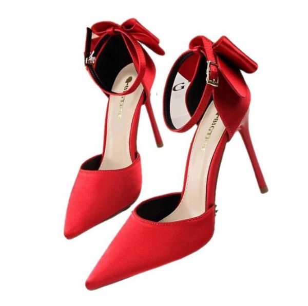 sandals women's shoes fashion sweet stiletto high heels shallow pointy bowknot word belt women, Black
sandals women's shoes fashion sweet stiletto high heels shallow pointy bowknot word belt women, Black