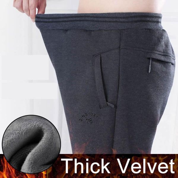 men's pants plus size 2xl-6xl winter super warm outside fleece joggers thicken sweatpants heavyweight zipper trousers streetwear, Black
men's pants plus size 2xl-6xl winter super warm outside fleece joggers thicken sweatpants heavyweight zipper trousers streetwear, Black