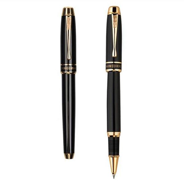 ballpoint pens hero gift roller ball pen metal brushed luxury black business office & home school for writing, Blue;orange
ballpoint pens hero gift roller ball pen metal brushed luxury black business office & home school for writing, Blue;orange