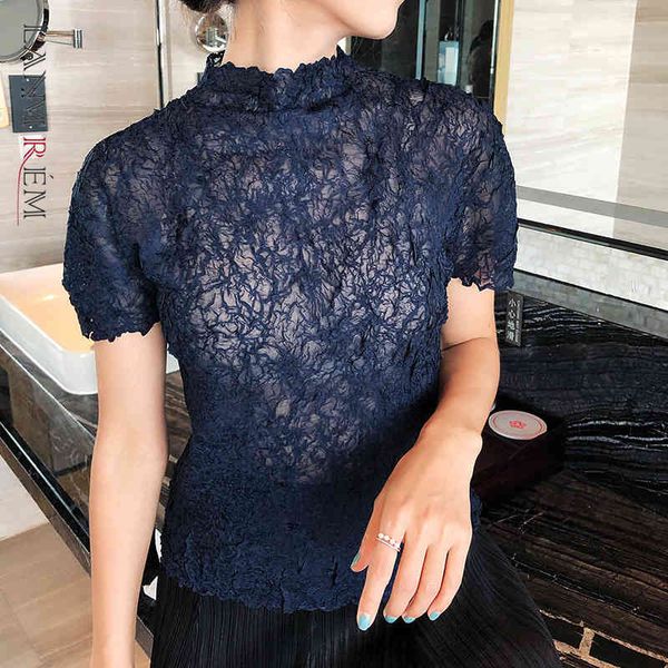 summer pleated blouse short sleeve slim temperament shirt for women female causal streetwear 2a3500 210507, White
summer pleated blouse short sleeve slim temperament shirt for women female causal streetwear 2a3500 210507, White