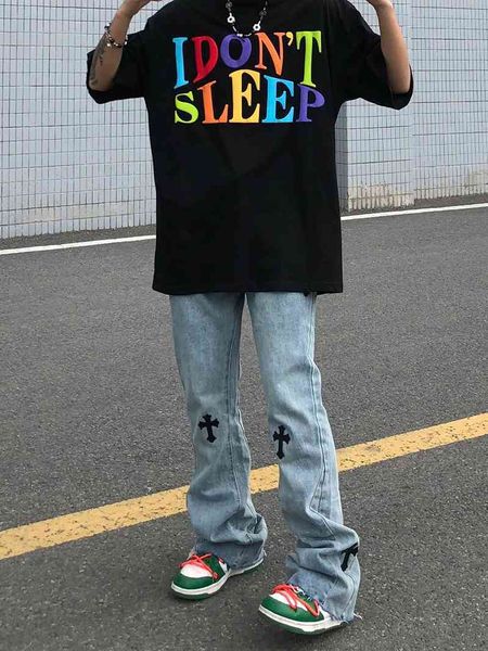 brand crosin chromes street trend kingshop5 hearts vibe wind wash water make old ch skin embroidered cross, Blue
brand crosin chromes street trend kingshop5 hearts vibe wind wash water make old ch skin embroidered cross, Blue