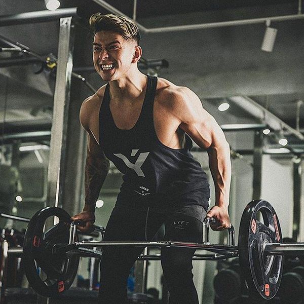 men' tank 2021 european and american trendy muscle-building vest fitness sports mesh quick-drying breathable summer t-shirt, White;black
men' tank 2021 european and american trendy muscle-building vest fitness sports mesh quick-drying breathable summer t-shirt, White;black