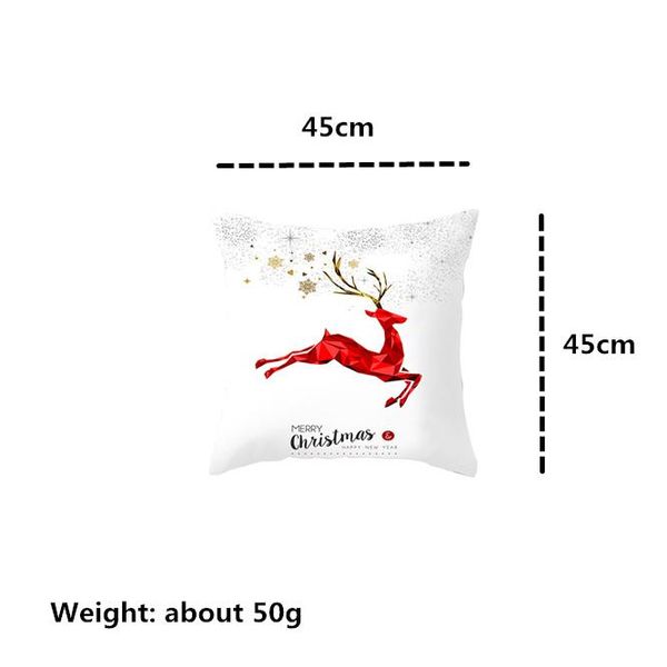 pillow case 100pcs creative pillowcase red & white christmas party polyester throw square geometric art cushion decoration
pillow case 100pcs creative pillowcase red & white christmas party polyester throw square geometric art cushion decoration
