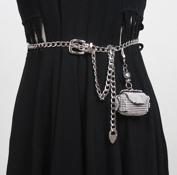 belts women fashion blingbling crystal diamonds beaidng mini bag chain belt spring summer 2021 ins club cute 103cm, Black;brown
belts women fashion blingbling crystal diamonds beaidng mini bag chain belt spring summer 2021 ins club cute 103cm, Black;brown