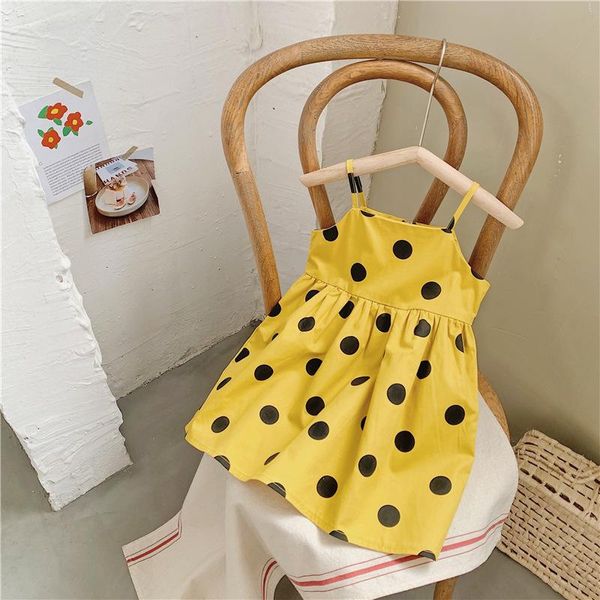 summer children's cotton polka dot print spaghetti strap princess girls kids pleated causal dress vestidos girl's dresses, Red;yellow
summer children's cotton polka dot print spaghetti strap princess girls kids pleated causal dress vestidos girl's dresses, Red;yellow