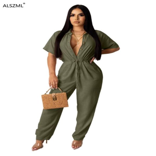 women's jumpsuits & rompers fashion women overalls single breasted jumpsuit short sleeve safari style body femme, Black;white
women's jumpsuits & rompers fashion women overalls single breasted jumpsuit short sleeve safari style body femme, Black;white