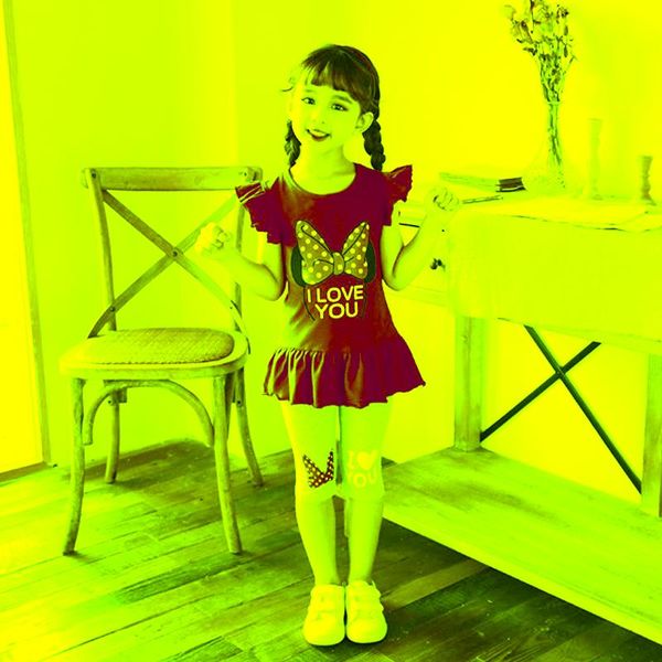 3-8age girl summer leisure sports two-piece cartoon letter printed sweatshirt t-shirt + half-length pants quality child clothing sets, White
3-8age girl summer leisure sports two-piece cartoon letter printed sweatshirt t-shirt + half-length pants quality child clothing sets, White