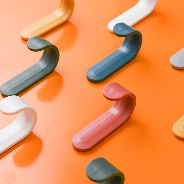 hooks & rails 4pcs towel hook plastic door hanger self adhesive wall hat racks key organizer home decor holder
hooks & rails 4pcs towel hook plastic door hanger self adhesive wall hat racks key organizer home decor holder