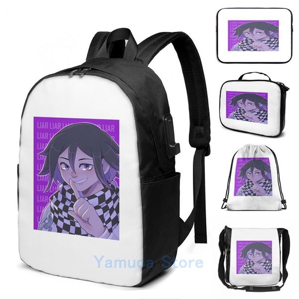 backpack funny graphic print kokichi oma usb charge men school bags women bag travel laptop
backpack funny graphic print kokichi oma usb charge men school bags women bag travel laptop