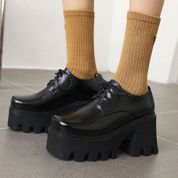 big size 44 female solid lace up platform high heel shoes women pumps punk gothic casual cool fashion dress, Black
big size 44 female solid lace up platform high heel shoes women pumps punk gothic casual cool fashion dress, Black
