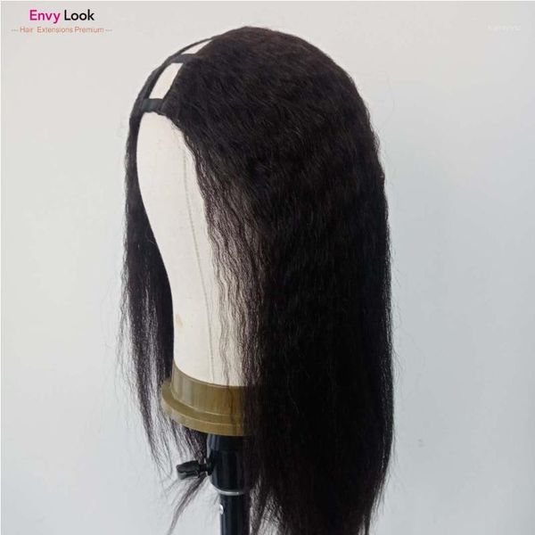 envy look human hair u-part kinky straight frontal wig natural 150 density upart wigs for black women salon1, Black;brown
envy look human hair u-part kinky straight frontal wig natural 150 density upart wigs for black women salon1, Black;brown
