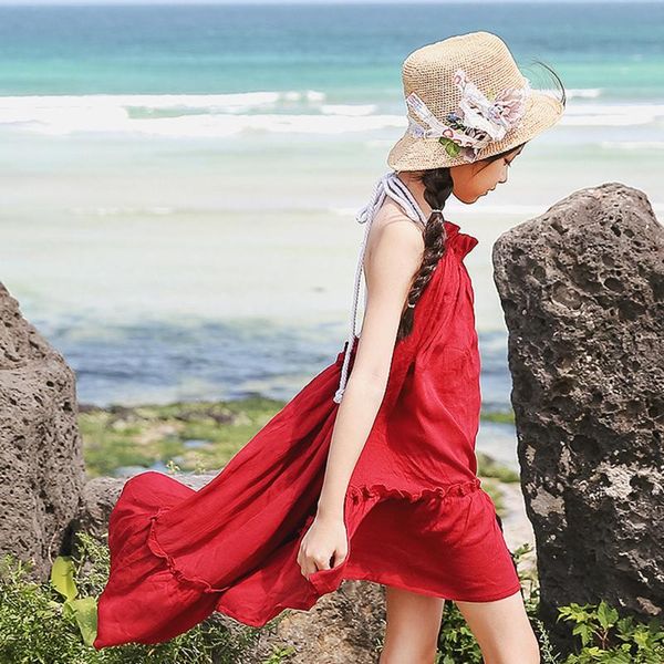 girl's dresses 2021 summer girls dress teenage girl ruffle beach backless maxi long sweet toddler big kids bohemia vestidos boho, Red;yellow
girl's dresses 2021 summer girls dress teenage girl ruffle beach backless maxi long sweet toddler big kids bohemia vestidos boho, Red;yellow