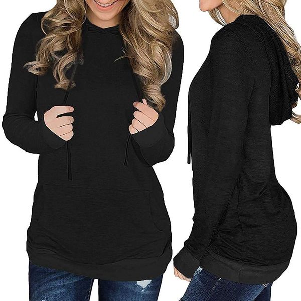 women's hoodies & sweatshirts fashion women casual harajuku hooded solid color ladies o-neck long sleeve pullover woman clothes d5, Black
women's hoodies & sweatshirts fashion women casual harajuku hooded solid color ladies o-neck long sleeve pullover woman clothes d5, Black