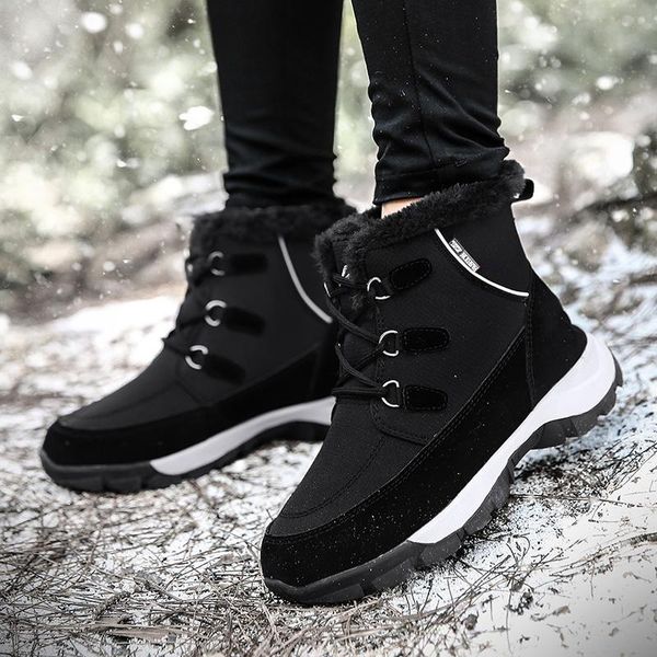 boots womens snow flats plus size women thick sole for warm winter shoes fashion flat lace up high sneaker, Black
boots womens snow flats plus size women thick sole for warm winter shoes fashion flat lace up high sneaker, Black