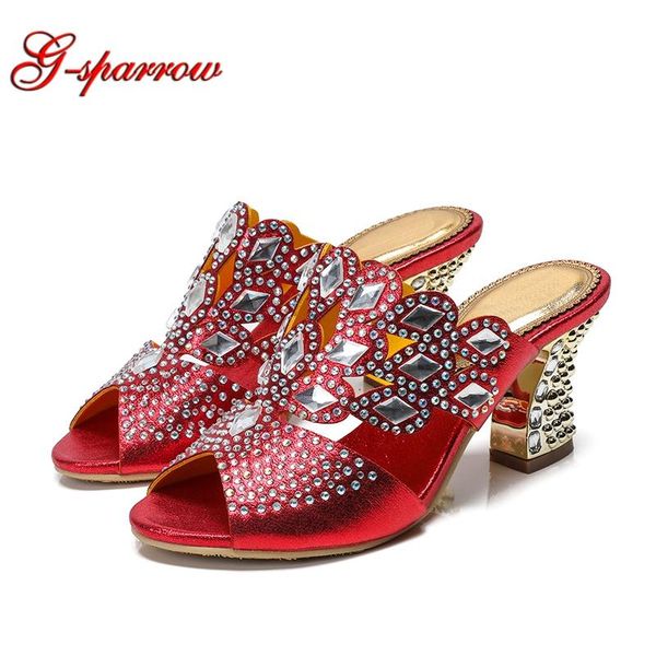 dress shoes 2021 women's summer sandal red rhinestone wedding party thick heel comfortable female slippers black green gold
dress shoes 2021 women's summer sandal red rhinestone wedding party thick heel comfortable female slippers black green gold