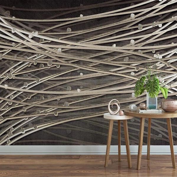 wallpapers custom mural wallpaper modern 3d metal abstract line living room tv sofa background wall decor creative papel de parede
wallpapers custom mural wallpaper modern 3d metal abstract line living room tv sofa background wall decor creative papel de parede