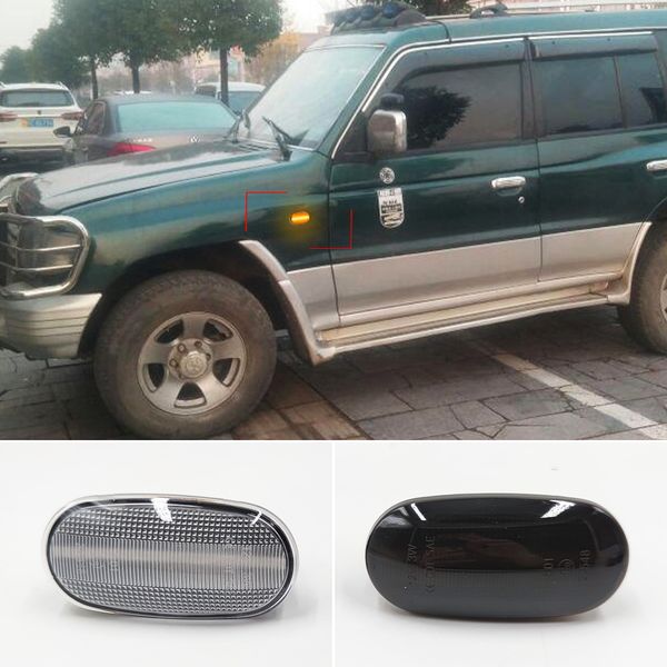 2pcs dynamic side marker turn signal sequential blinker indicator lights for mitsubishi pajero mirage legnum gelent 1998-2005
2pcs dynamic side marker turn signal sequential blinker indicator lights for mitsubishi pajero mirage legnum gelent 1998-2005