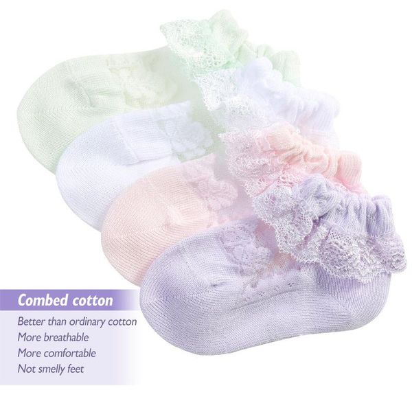 0-5y summer baby princess sock children lace stockings girl breathable lotus leaf cotton socks, Pink;yellow
0-5y summer baby princess sock children lace stockings girl breathable lotus leaf cotton socks, Pink;yellow