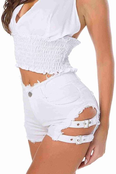 women's shorts side decollete detailed denim white turkish fabric quality sportswear, White;black
women's shorts side decollete detailed denim white turkish fabric quality sportswear, White;black