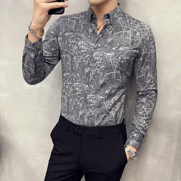 floral shirts men long sleeve casual slim fit shirt formal business dress male clothes social party blouse chemise homme men's, White;black
floral shirts men long sleeve casual slim fit shirt formal business dress male clothes social party blouse chemise homme men's, White;black