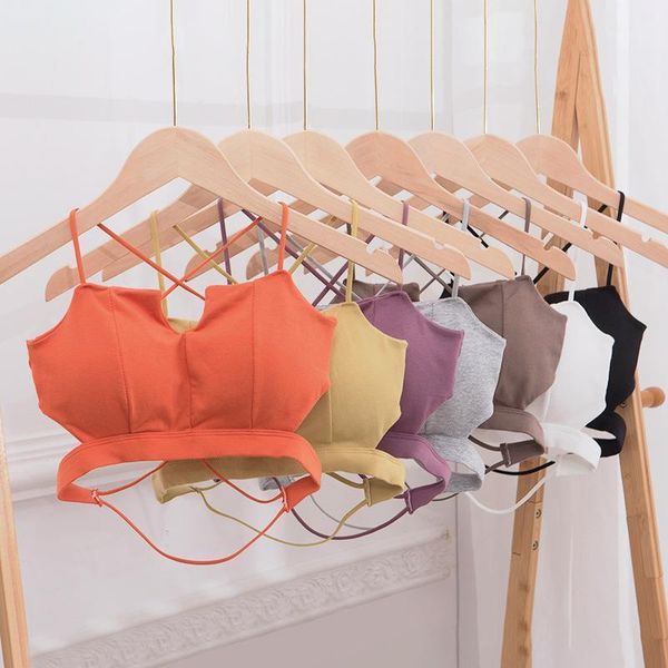 yoga outfit sport bra running backless tube solid color bralette comfortable underwear cross back seamless sportwear 2021
yoga outfit sport bra running backless tube solid color bralette comfortable underwear cross back seamless sportwear 2021