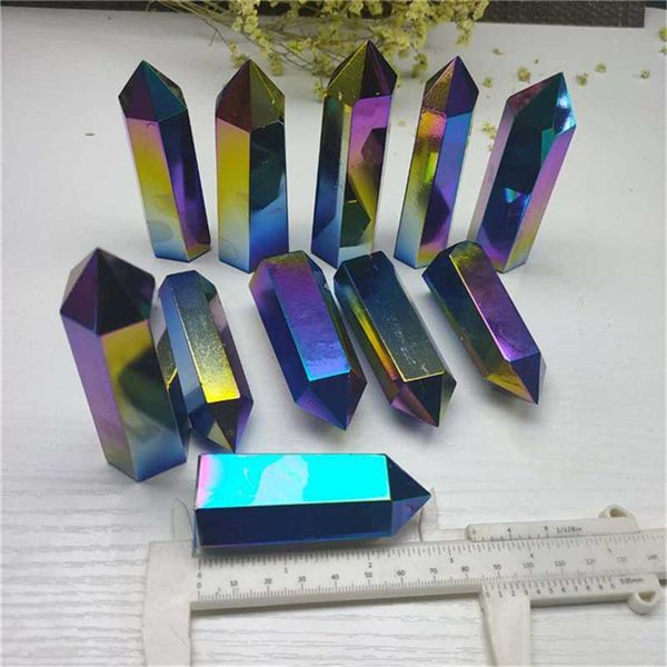 beautiful aura crystal quartz tower point rainbow angel titanium natural stone healing home decoration decorative objects & figurines
beautiful aura crystal quartz tower point rainbow angel titanium natural stone healing home decoration decorative objects & figurines