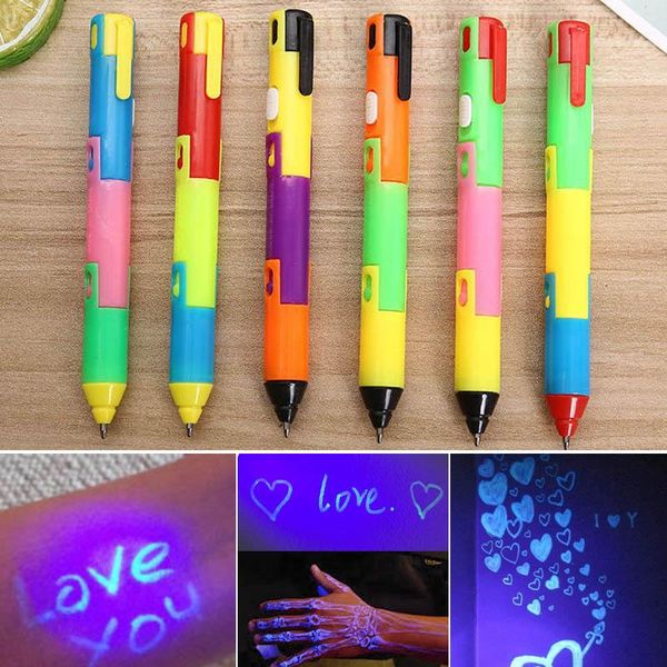 highlighters mini creative magic uv light invisible ink pen cute colored folded pens novelty stationery, Black;red
highlighters mini creative magic uv light invisible ink pen cute colored folded pens novelty stationery, Black;red