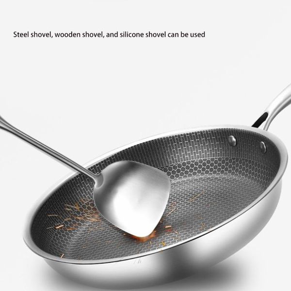 pans stainless steel material frying pan non-stick pot cookware 2 sizes choose fried steak saucepan honeycomb kitchenware
pans stainless steel material frying pan non-stick pot cookware 2 sizes choose fried steak saucepan honeycomb kitchenware