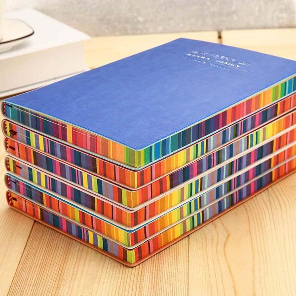notepads notebook paperback with soft cover student stationery diary rainbow edge and core notepad quality bookmark, Purple;pink
notepads notebook paperback with soft cover student stationery diary rainbow edge and core notepad quality bookmark, Purple;pink