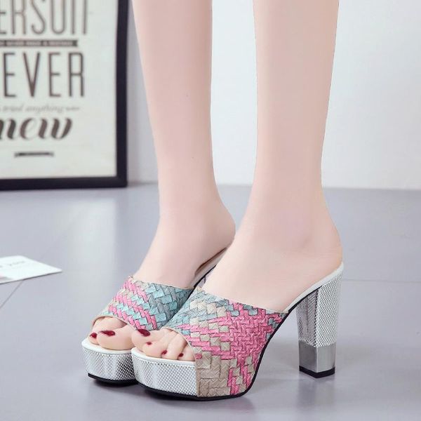 slippers drop 2021 summer women fashion super square high heels peep toe party shoes woman platform sandals, Black
slippers drop 2021 summer women fashion super square high heels peep toe party shoes woman platform sandals, Black