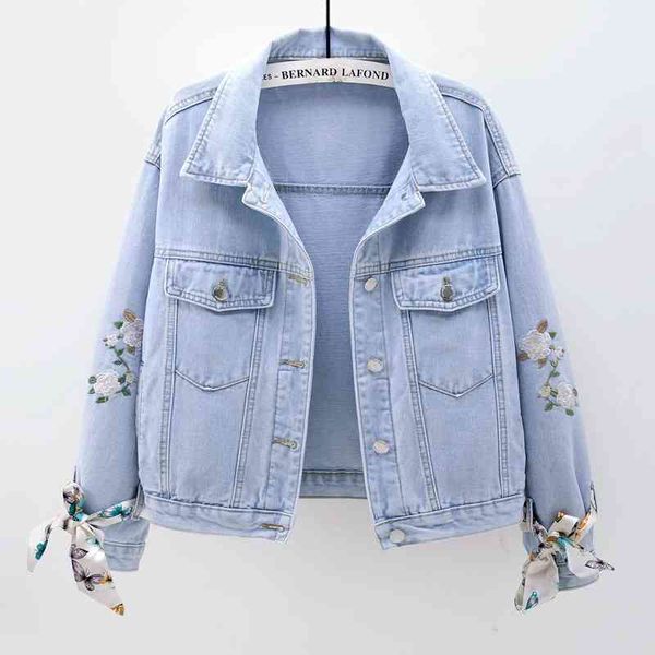 jacket embroidery flowers denim women outerwear spring fashion bow long sleeve short jeans jacket coat female casual streetwear, Black;brown
jacket embroidery flowers denim women outerwear spring fashion bow long sleeve short jeans jacket coat female casual streetwear, Black;brown