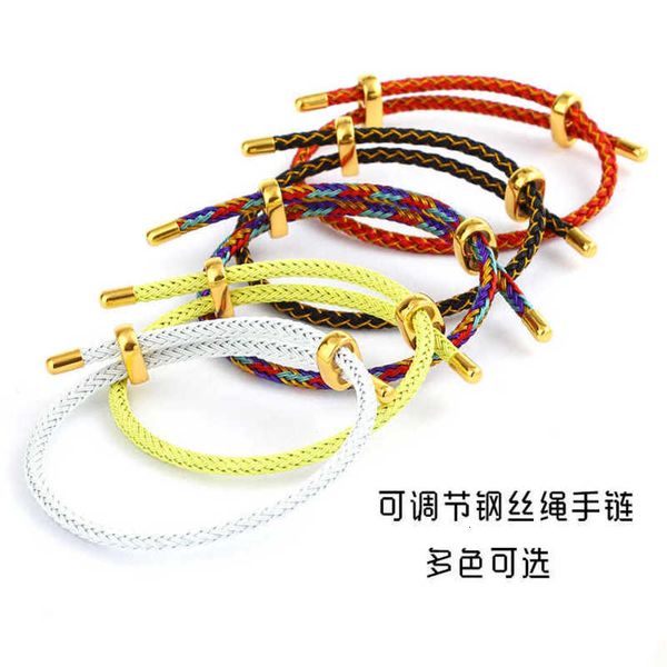 adjustable steel wire can wear 3d hard gold transfer pearl red couple woven red rope bracelet leather rope for men and women, Golden;silver
adjustable steel wire can wear 3d hard gold transfer pearl red couple woven red rope bracelet leather rope for men and women, Golden;silver