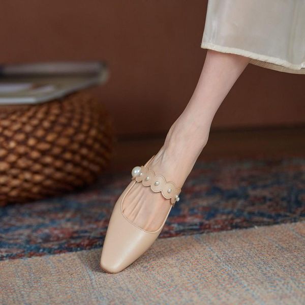 sandals handmade women summer 2021 female shoes woman ruffle natural leather medium heels casual slip on pearls mules nude, Black
sandals handmade women summer 2021 female shoes woman ruffle natural leather medium heels casual slip on pearls mules nude, Black