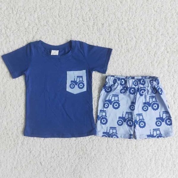 wholesale baby boy summer tractor clothing blue short sleeve truck pocket shirt shorts children boutique kids set fashion outfit x0802, White
wholesale baby boy summer tractor clothing blue short sleeve truck pocket shirt shorts children boutique kids set fashion outfit x0802, White