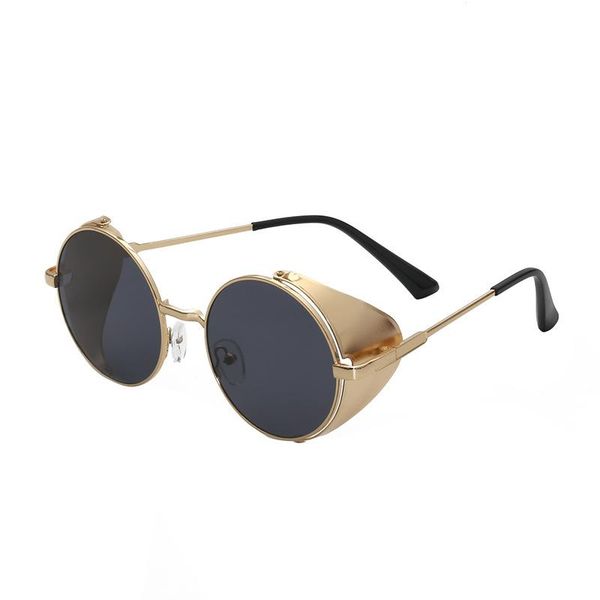 fashion round frame sunglasses men trend designer sunglasses2021 retro steampunk style, White;black
fashion round frame sunglasses men trend designer sunglasses2021 retro steampunk style, White;black