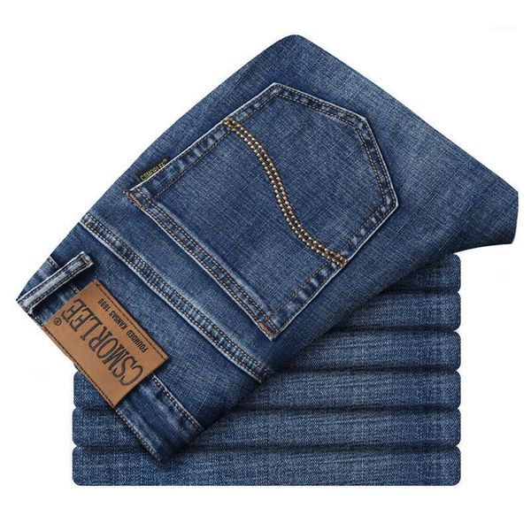 men's jeans autumn blue slim elastic csmorlee fashion business trousers classic style winter denim male pants
men's jeans autumn blue slim elastic csmorlee fashion business trousers classic style winter denim male pants