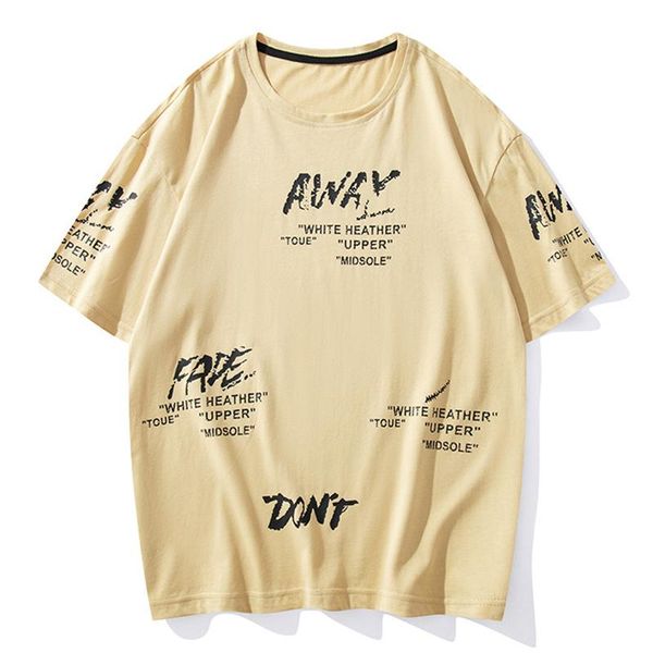 summer t-shirt trend korean printing round neck loose couple short-sleeved men men's t-shirts, White;black
summer t-shirt trend korean printing round neck loose couple short-sleeved men men's t-shirts, White;black