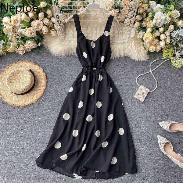 neploe polka dot print dress women v neck sleeveless backless ladies vestidos lace up slim waist female dresses 1b442 210423, Black;gray
neploe polka dot print dress women v neck sleeveless backless ladies vestidos lace up slim waist female dresses 1b442 210423, Black;gray