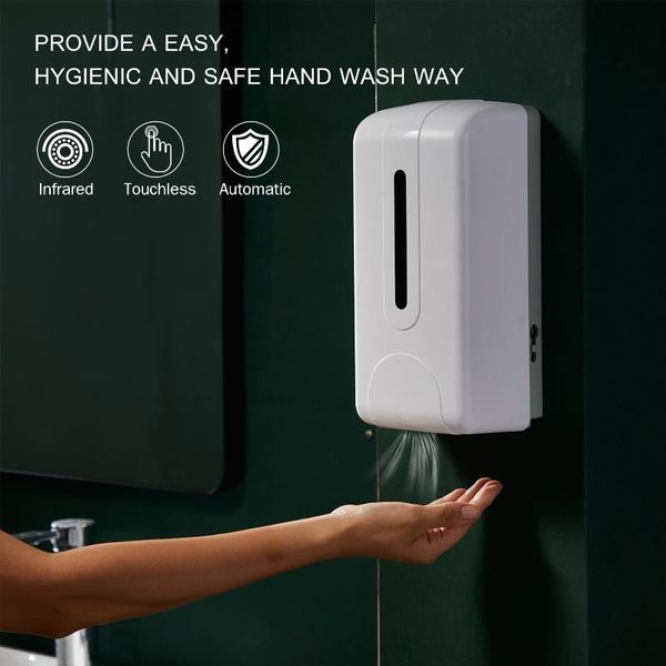 liquid soap dispenser 1000ml automatic pump touchless infrared wall-mounted alcohol dispensing device for school home el
liquid soap dispenser 1000ml automatic pump touchless infrared wall-mounted alcohol dispensing device for school home el