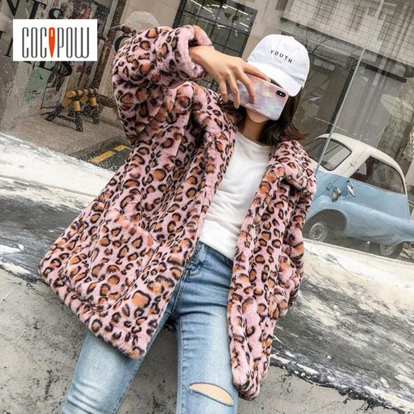 women's leather & faux women stylish 2021 leopard pattern faus fur coat turn-down collar open stitch pocket loose korean chic lady imit, Black
women's leather & faux women stylish 2021 leopard pattern faus fur coat turn-down collar open stitch pocket loose korean chic lady imit, Black