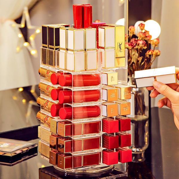 360° rotating lipsticks storage box desklipstick rack lipstic display stand holder makeup cosmetic organizer boxes & bins
360° rotating lipsticks storage box desklipstick rack lipstic display stand holder makeup cosmetic organizer boxes & bins