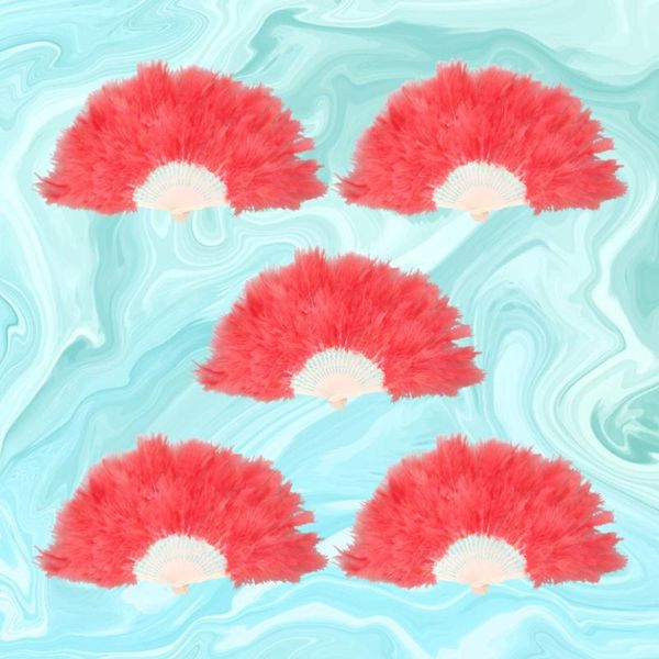 other home decor 5pcs 45cm beautiful folding handheld feather fan party supplies performance dance props cheongsam accessories (red)
other home decor 5pcs 45cm beautiful folding handheld feather fan party supplies performance dance props cheongsam accessories (red)