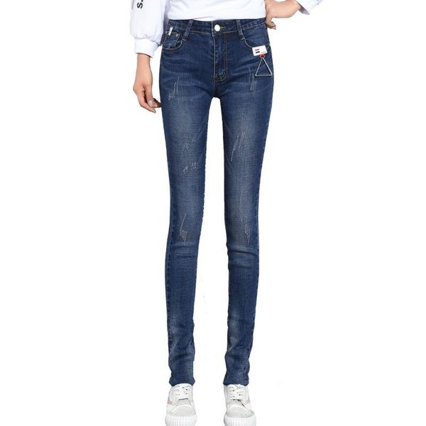 women jeans autumn blue high waist elasticity patch skinny slim pencil pants large size woman women's
women jeans autumn blue high waist elasticity patch skinny slim pencil pants large size woman women's