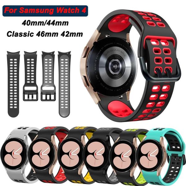 watch bands 20mm soft silicone strap watchband for samsung galaxy 4 40 44mm/watch4 classic 42mm 46mm original wristbands bracelet belt, Black;brown
watch bands 20mm soft silicone strap watchband for samsung galaxy 4 40 44mm/watch4 classic 42mm 46mm original wristbands bracelet belt, Black;brown