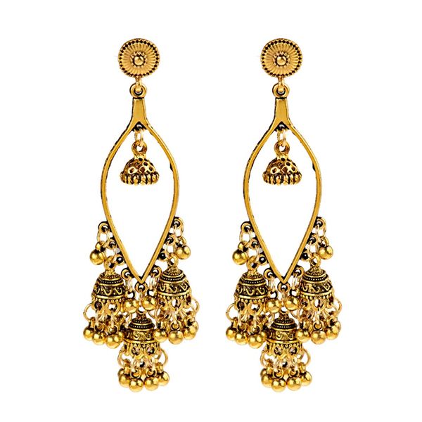 vintage ethnic women's water drop gold turkish earrings hippie gypsy ethnic boho bells dangle indian jewelry bijoux, Silver
vintage ethnic women's water drop gold turkish earrings hippie gypsy ethnic boho bells dangle indian jewelry bijoux, Silver