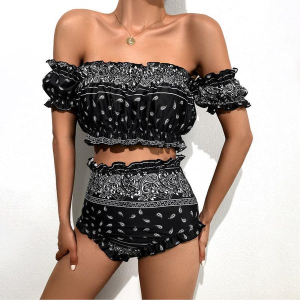 40#women's tube bikini split printing open back swimsuit fashion short sleeve suits swimsuits beachwear bathing women's swimwear, White;black
40#women's tube bikini split printing open back swimsuit fashion short sleeve suits swimsuits beachwear bathing women's swimwear, White;black