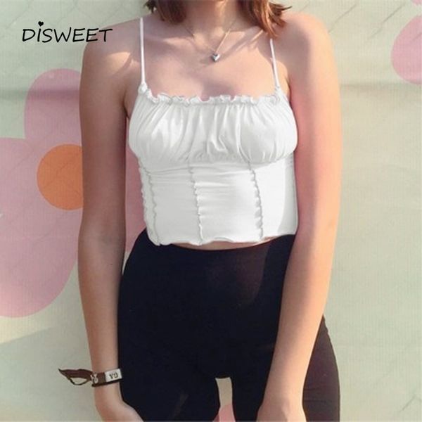 tanks solid tight bralette woman strapless slim casual ladies summer wrinkle elastic simple women's camis, White
tanks solid tight bralette woman strapless slim casual ladies summer wrinkle elastic simple women's camis, White
